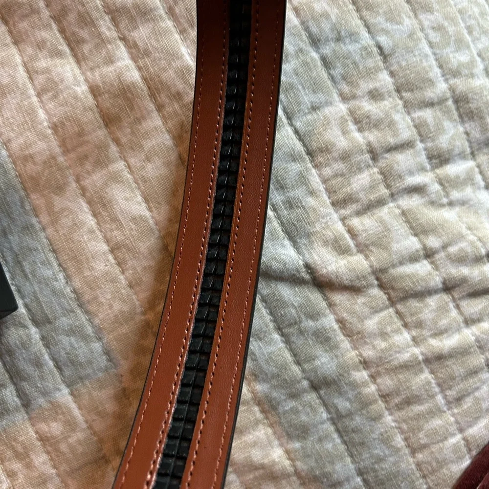Men's Black and Brown Belt